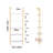 5 Tier Square Pipe Shelf Gold White With Ample Strength For Various Items That Is Suitable Different Decor Styles