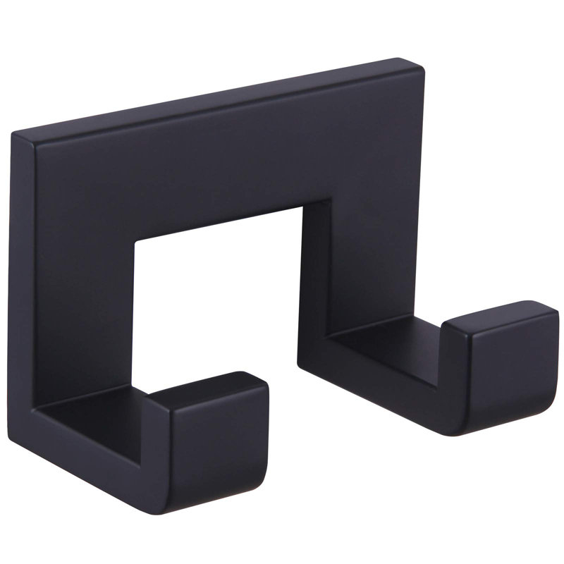 Porte-serviettes mural requis, Noir mat