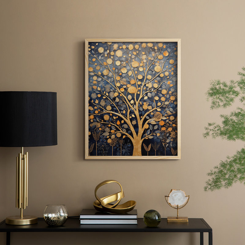 «LANDSCAPES Series CCL III», reproduction encadrée - bois massif, H 11 po x l 9 po, Naturel