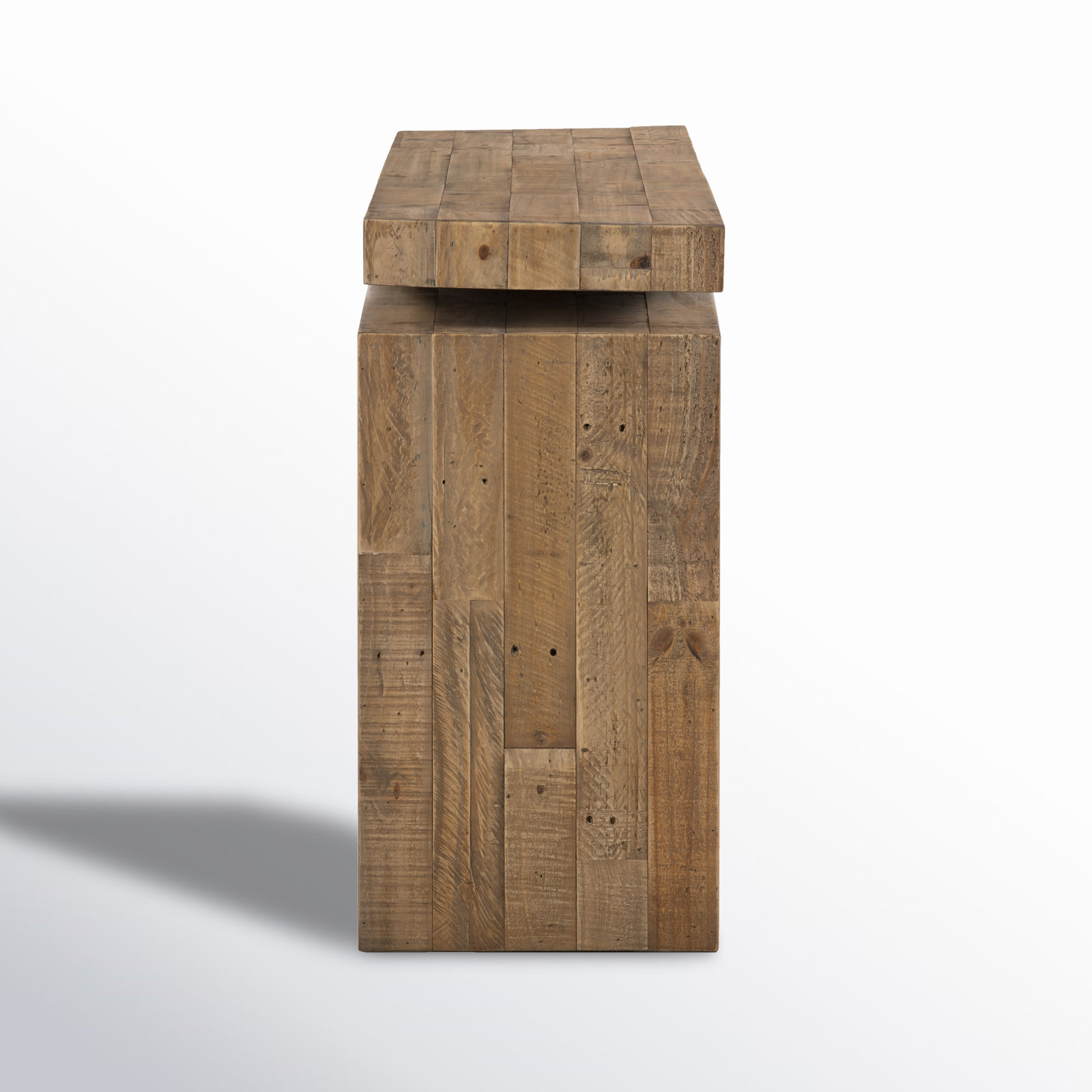 Henn Solid Wood Console Table, Sierra Rustic Natural, 30.75" H x 78.75" W x 15" D