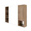 Armoire de salle de bain avec miroir 39,4 po avec rangement combiné, armoire à pharmacie murale avec porte miroir, tablettes en verre réglables, contreplaqué