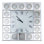 Montreal Glass Analog Wall Clock
