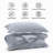 Embossed Microfiber Bedspread Set – All Seasoned Modern and Lightweight Bedding Set with Shams-122058467-122584920