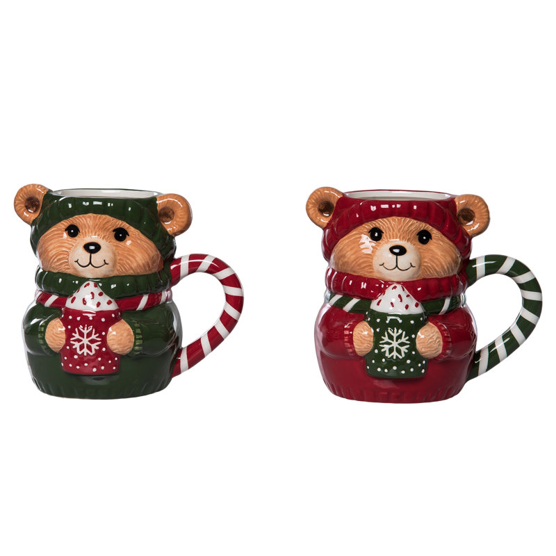 Ensemble de 2 tasses à café Christmas