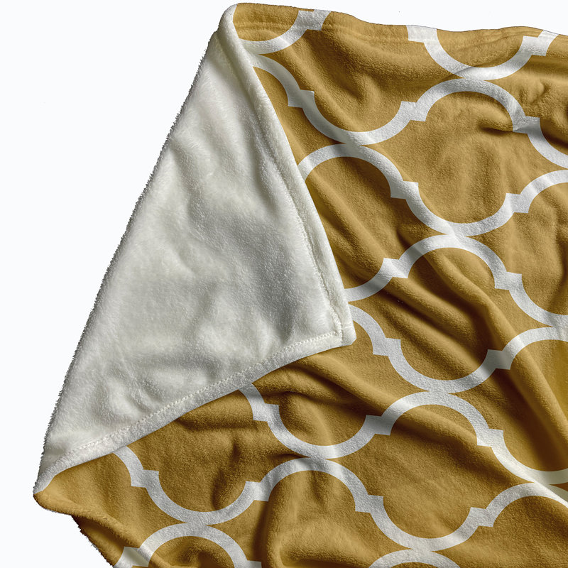Phaedra Geometric Blanket, Yellow