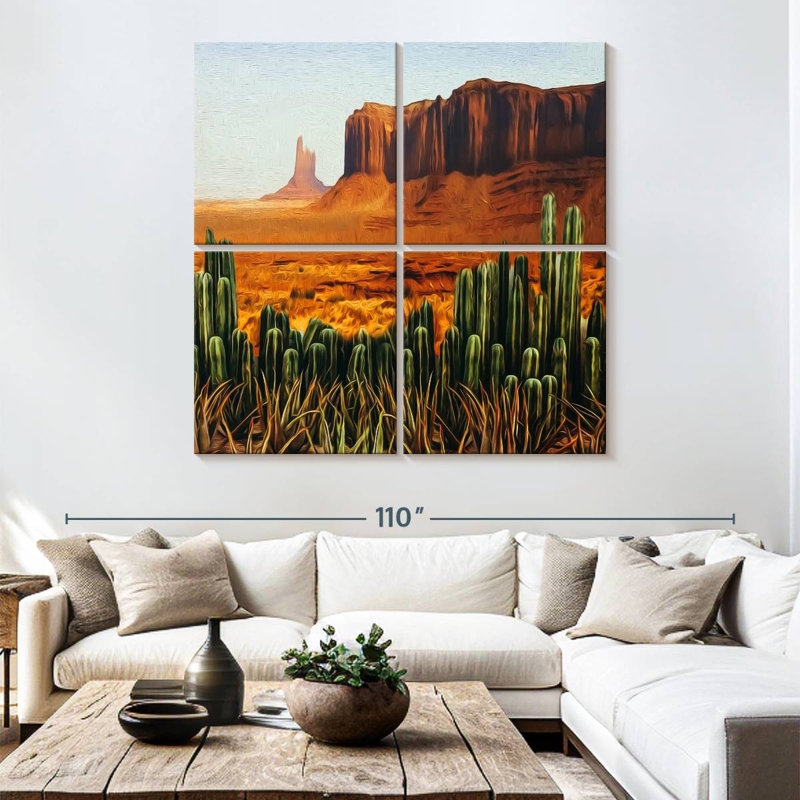 Alvord Arizona Desert, 74" H x 74" W