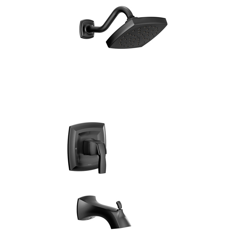 Voss M-CORE 3-Series 1-Handle Eco-Performance Tub And Shower Trim Kit, Valve Required, Matte Black