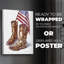Cowboy Boots I -Canvas Print Only - NOT FRAMED