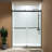 56" - 60" W x 76" H Double Sliding Frameless Shower Door with 5/16"(8mm) Clear Tempered Glass-71531948