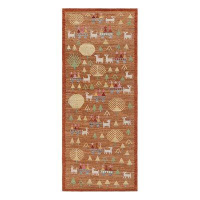 Burano Hand Knotted Wool Geometric Area Rug