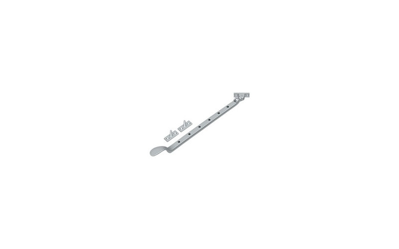 Colonial Casement Stay Adjuster, Brushed Chrome
