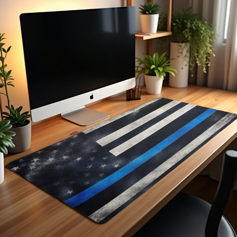 Polyester Desk Pad, 14.4x12.1