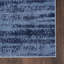 Tapis intérieur / extérieur bleu / denim en chenille tissé à la machine-58500309
