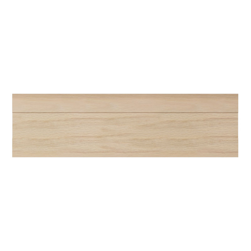 Moulure de rail de chaise en bois franc massif de qualité D 1 1/8 po x l 3 po x L 96 po., Chêne blanc