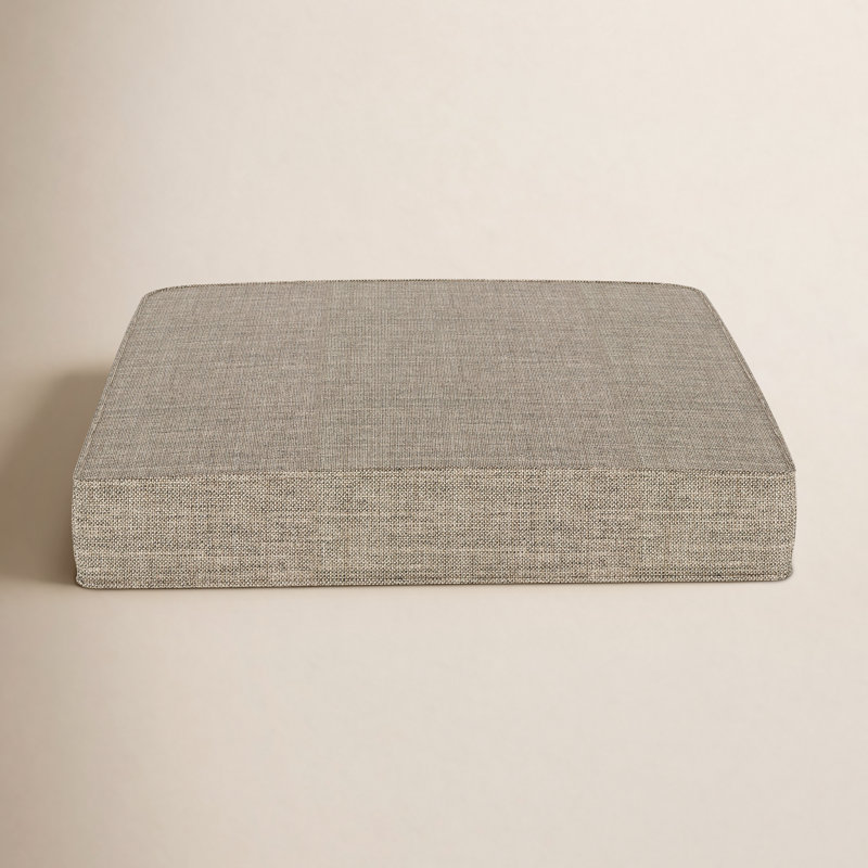 Outdoor Sunbrella® Seat Cushion, Sunbrella® Cast Shale