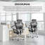 Chaise de travail en cuir véritable Ergohuman