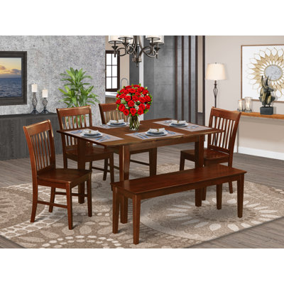 Adonica 6 Piece Extendable Dining Set