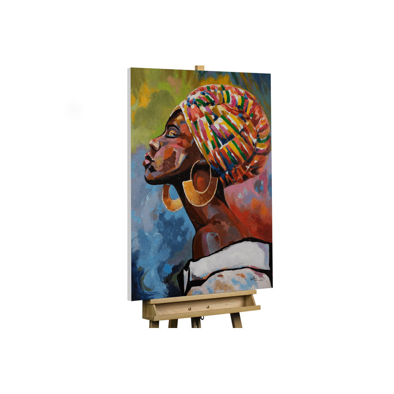 Hand-painted acrylic painting Head Up