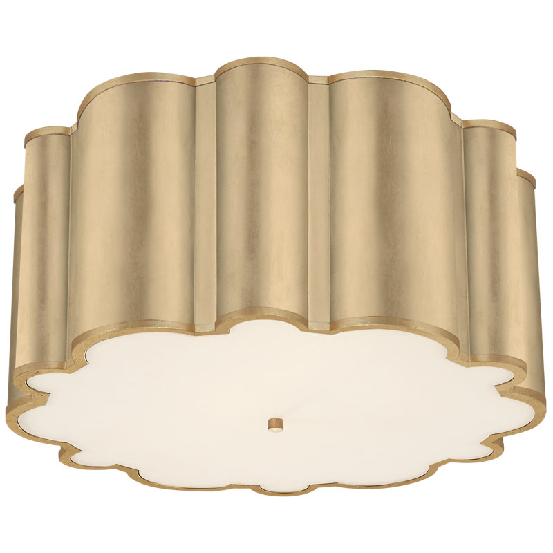 Alexa Hampton Markos Grande Flush Mount, Gold