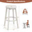 Ensemble de 2 tabourets de bar pivotants Winston Porter-965323767-965323764