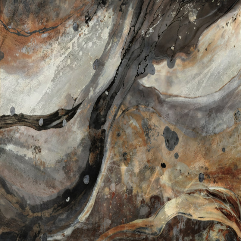 «Morning Effervescence II», reproduction sur toile, H 16 po x l 32 po x P 1 po, Cadre flottant noir