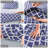 Lux Decor Collection 4 Pc Soft Microfiber Bed Sheets Set Geometric Quatrefoil Bedding-456577148-456703912