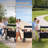Stroller Wagon For 4 Kids, 4 Seater Wagon Stroller With Snack Tray, Large Storage Bag, Phone Cup Holder, Removable Canopy, Foldable Wagon Stroller 4 Seater With Adjustable Push Handles-123590012-133712377