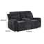 Kenie Upholstered 71.25 " Chenille Loveseat Power Reclining