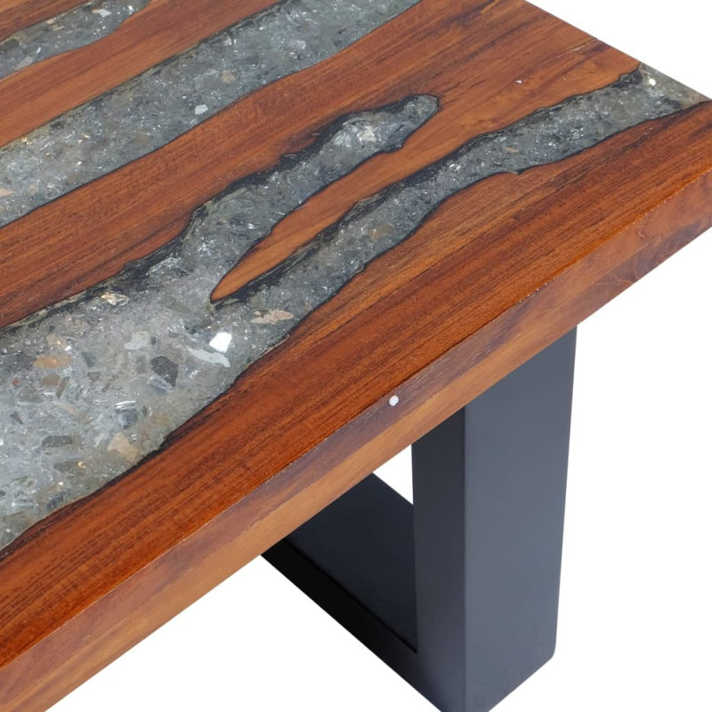 Burkey Solid Wood Sled Coffee Table