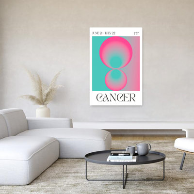Abstract Cancer Abstract Colorful Contemporary Wall Art Print