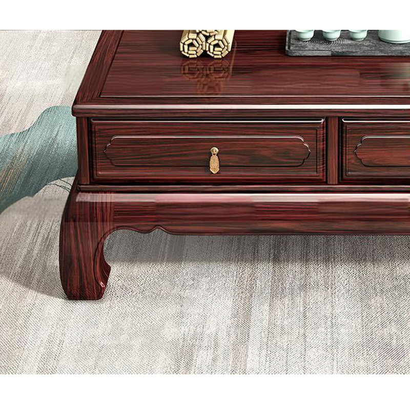 Nouvelle table basse en bois massif chinois