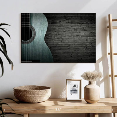 Abarca Vignette, guitare bleue