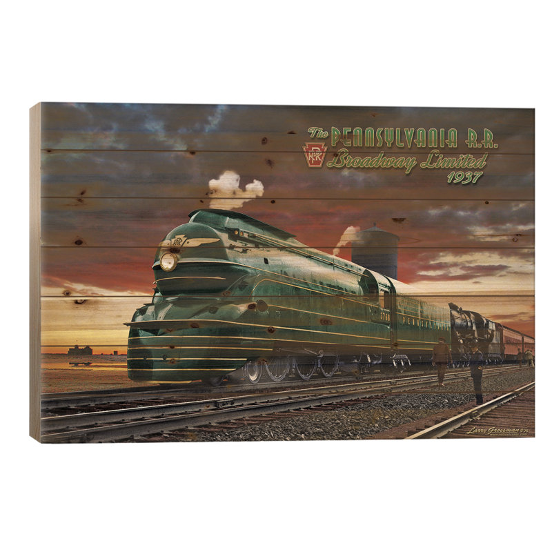 " Penn RR " by Larry Grossman, 18" H x 26" W x 1.5"D