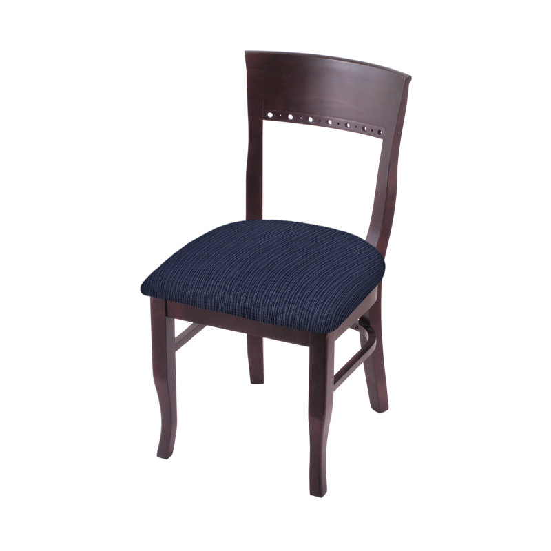 Hampton 19.25'' H Upholstered Beech Side Chair, Dark Cherry, Graph Anchor