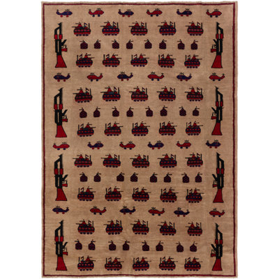 Horley One-of-a-Kind 6'9" X 9'5" 2010s Wool Area Rug in