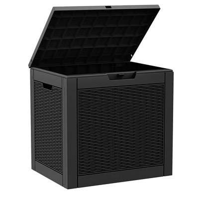 Coffre de terrasse verrouillable avec siège l 22 po x l 17 po