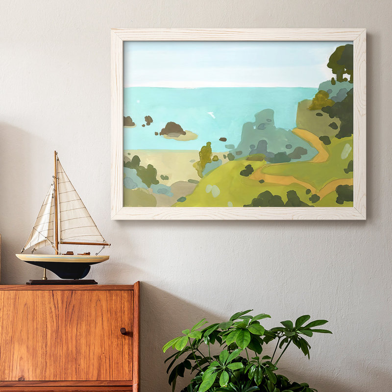 Coastal Inlet III, reproduction d'art sur toile, Blanc, H 26 po x l 38 po x P 1,5 po