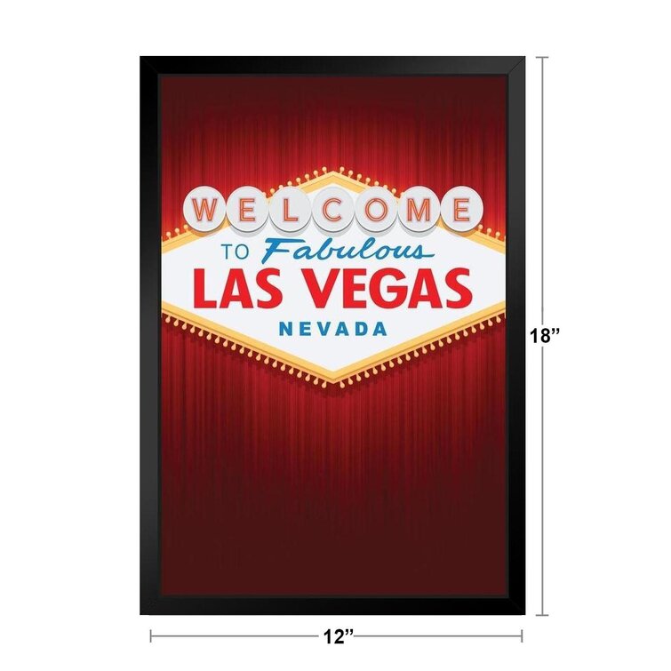  Personalized Welcome to Las Vegas Sign Lighted Acrylic