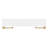 Modern Office Storage Cabinet with 4 Drawers, Wave Groove Doors, and Metal Frame – White & Gold