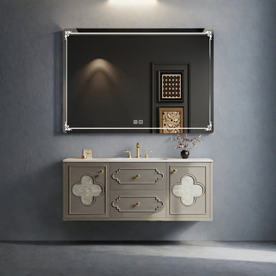 Armoire de salle de bain style français rétro