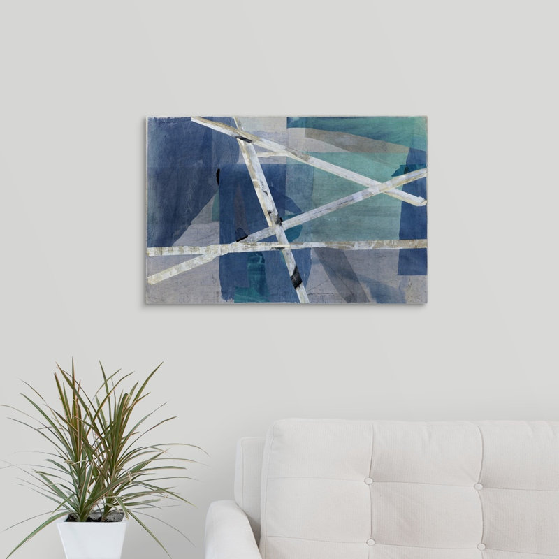 « too many options », peinture sur toile, Toile tendue, H 16 po x l 24 po x P 1,25 po