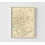 Europe, Cracovie, Pologne - Baedeker, 1896, art mural carte de la Pologne, vieille carte de l'Europe, décoration de bureau européen, grande affiche de la Pologne