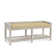 Banc de rangement en osier Glinda