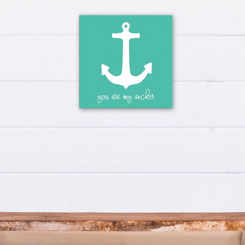 « my anchor », art sur toile Kacie