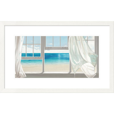 Emerald Seascape Oil Painting Print