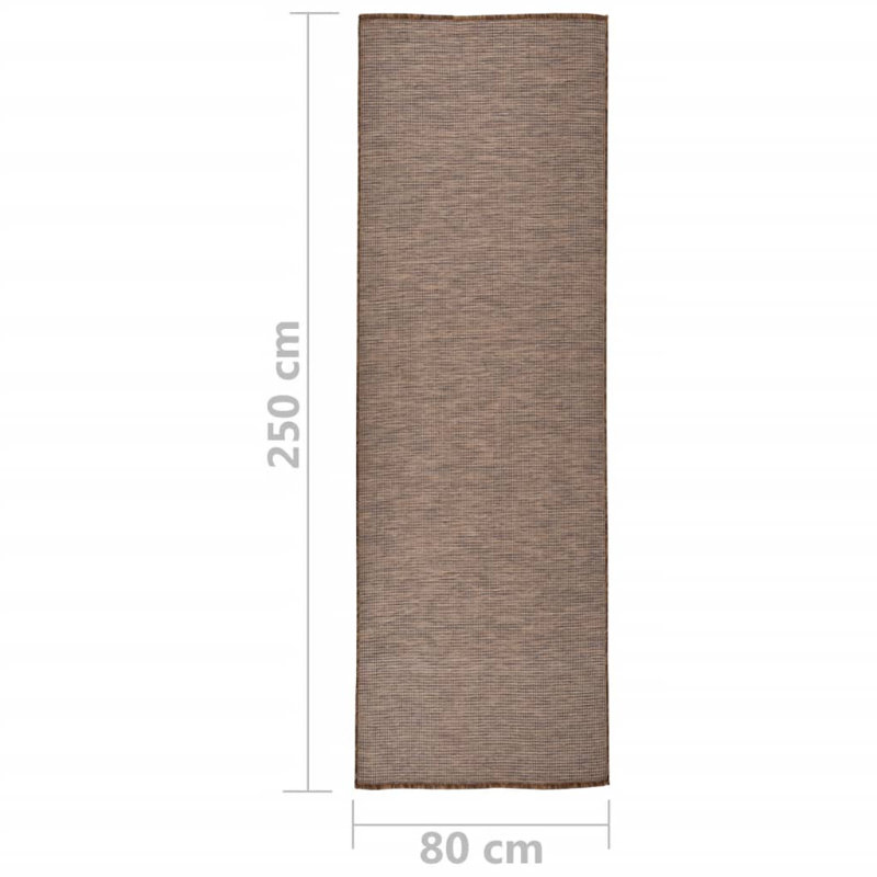 Weeden Hand Woven Indoor / Outdoor Area Rug, Rectangle 80 x 250cm