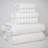 Modern Threads Spa Collection 6-Piece Ultra Soft Quick-Dry 550GSM 100% Combed Cotton Wavy Towel Set-662459638
