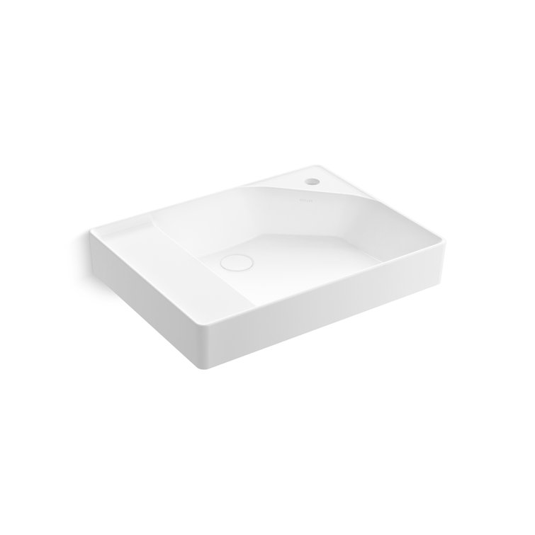 Spacity 24 In. Fireclay Vanity Top With Integrated Square Sink