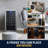 Newair 27 Bottle Wine Cooler in Stainless Steel with Removable Shelves and Safety Lock