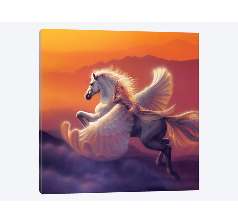« ailes of a rêve », impression sur toile, H 12 po x l 12 po x P 0,75 po, Toile tendue, Pas de tapis